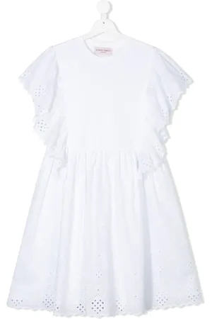 Alberta Ferretti TEEN lace trim dress