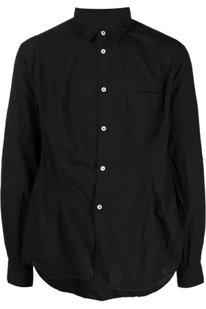 Comme des Garçons Spread-collar crease-effect shirt