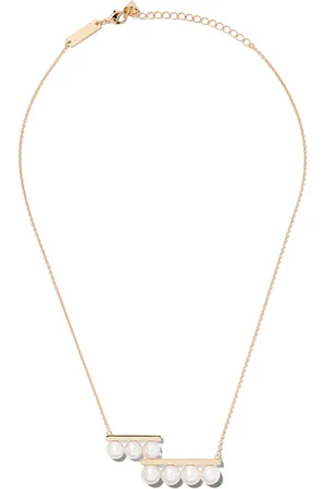 Tasaki 18kt yellow Collection Line Balance step pearl pendant
