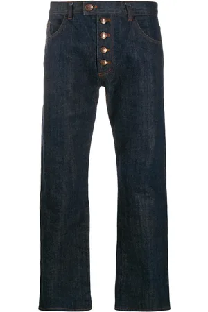 Jean Paul Gaultier 1990s striped detail jeans