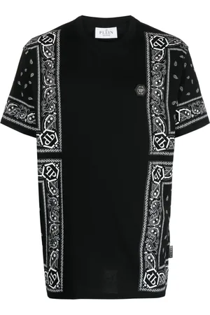 Philipp Plein SS Paisley Bandana crew-neck T-shirt