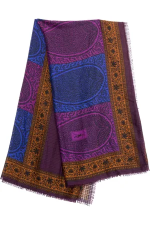 Saint Laurent 1970s floral-print scarf