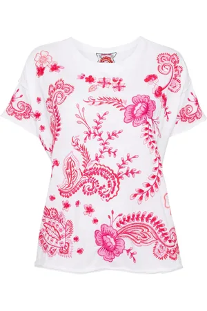 JOHNNY WAS Raw Detail Swing T-shirt