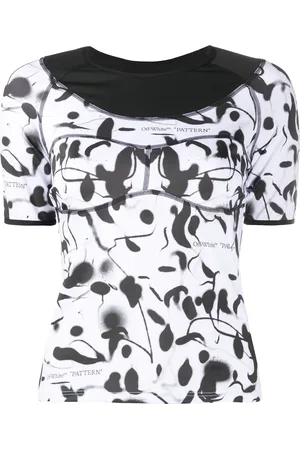 OFF-WHITE Abstract-print performance T-shirt