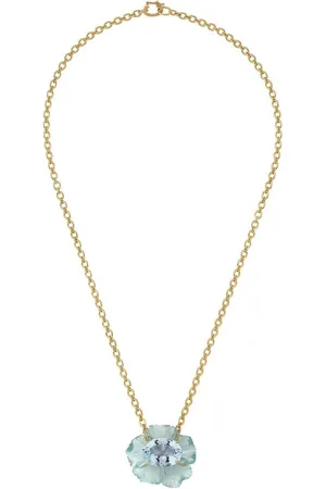Irene Neuwirth 18kt yellow Tropical Flower necklace