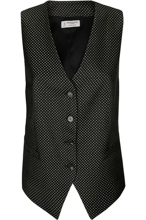 ALBERTO BIANI Polka-dot vest