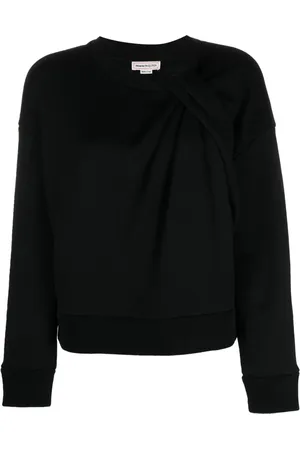 Alexander McQueen Knot-embellished cotton sweatshirt