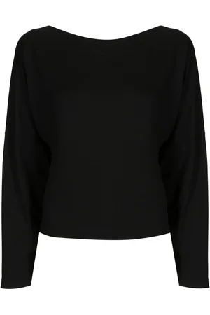 Gloria Coelho Boat-neck long-sleeve T-shirt