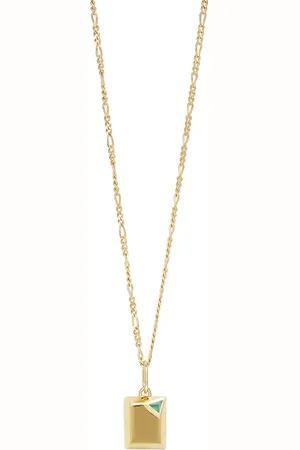 CAPSULE ELEVEN Jewel beneath signet pendant necklace
