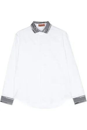 Missoni Stripe-detailing cotton shirt