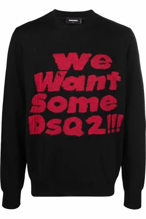 Dsquared2 We Want Some Dsq2!!! slogan jumper