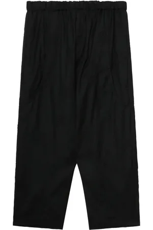 Comme des Garçons Drop-crotch cropped trousers