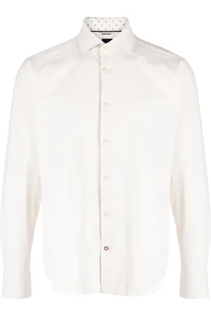 HUGO BOSS Stretch-cotton twill shirt