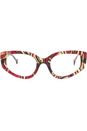 l.a. Eyeworks Rooster cat-eye glasses