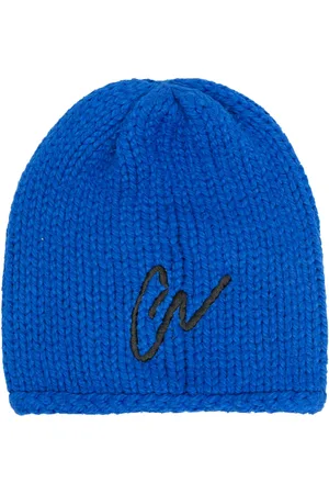 GREG LAUREN Logo-embroidered wool beanie