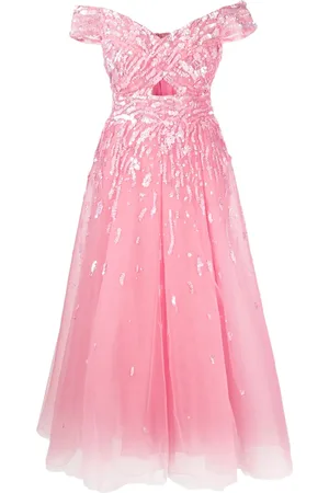 Zuhair Murad Off-shoulder embellished gown