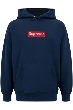 Supreme X Swarovski box logo hoodie