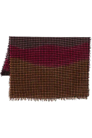 Faliero Sarti Houndstooth-pattern scarf