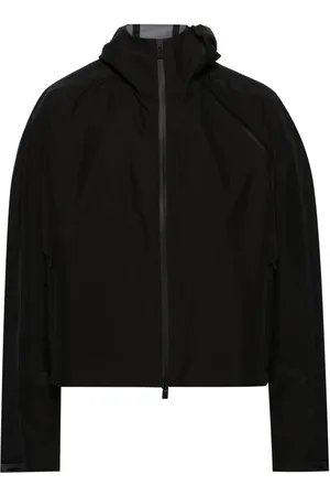 HELIOT EMIL Decorative-zips hooded jacket