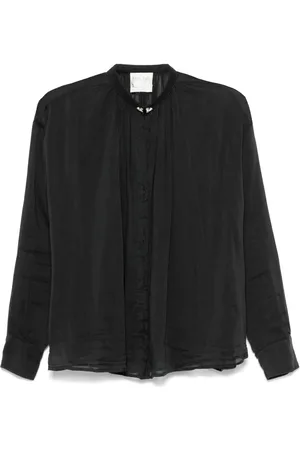 FORTE FORTE Crystal-embellished voile shirt