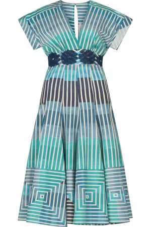 Silvia Tcherassi Adila striped midi dress