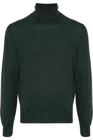 CANALI Roll-neck merino jumper