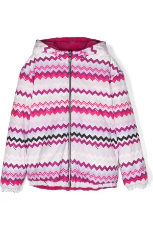 Missoni Zigzag-pattern hooded jacket