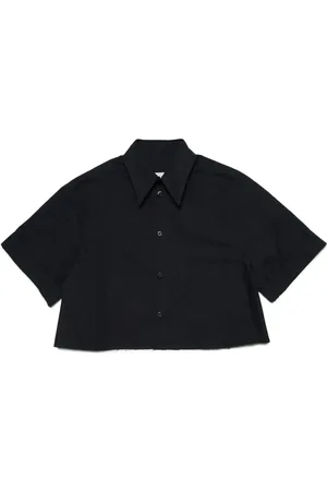 Maison Margiela Logo-embroidered cotton shirt