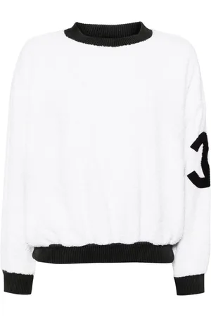 CHANEL 1990-2000 CC terry-cloth sweatshirt