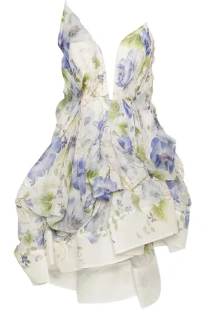 ZIMMERMANN Natura Draped mini dress