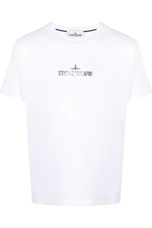Stone Island Logo-print cotton T-shirt