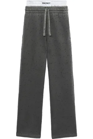 Halfboy Layered wide-leg track pants