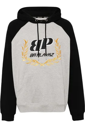 Breathe Logo-embroidered cotton hoodie