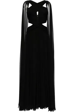 Zuhair Murad Silk-chiffon cape gown