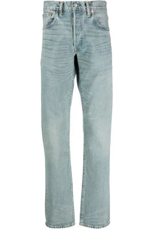 Ralph Lauren Logo-patch straight jeans
