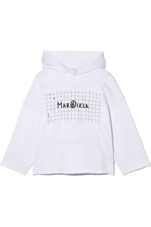 Maison Margiela Grid notebook logo-print hoodie
