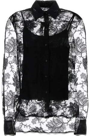ERMANNO SCERVINO Floral-lace shirt