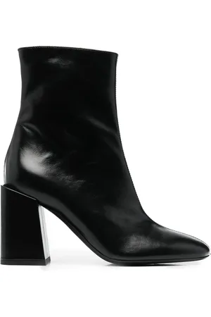 Furla 85mm block-heel leather ankle boots