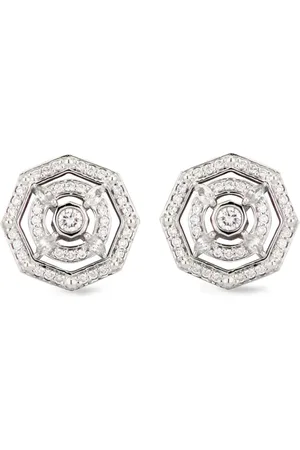 Lark & Berry 18kt white gold Aerides diamond earrings