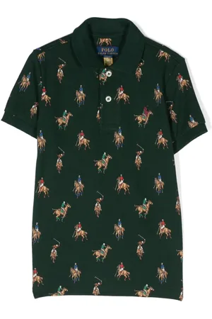 Ralph Lauren Graphic-print cotton polo shirt