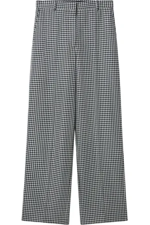 Stella McCartney Checked straight-leg trousers