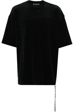MASTERMIND JAPAN Bleached-skull velour T-shirt