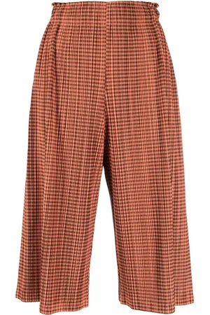 Issey Miyake 2000s pleated cropped trousers