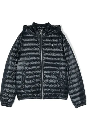 HERNO Embossed-logo padded jacket
