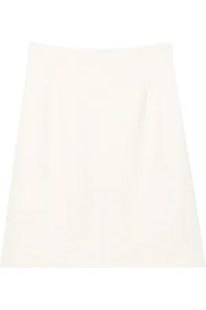 ST. JOHN Textured tweed skirt