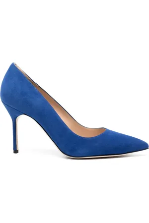 Manolo Blahnik BB 90mm suede pumps
