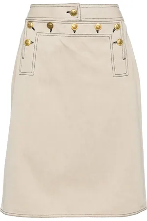 CHANEL 1990-2000 cotton skirt