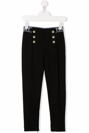 Twin-Set Logo waistband leggings