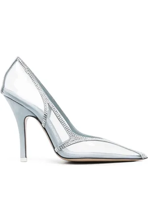 The Attico Venus 105mm transparent crystal pumps