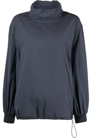 AMOMENTO Drawstring-neck lightweight jacket